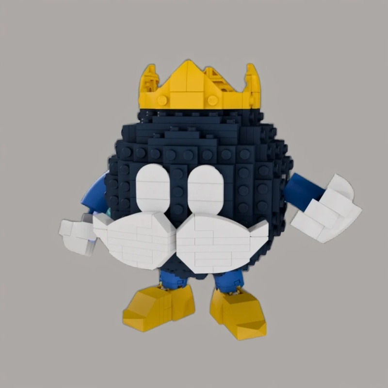 Art Craft Christmas Ideas - 387 деталей MOC Модель Короля Боб-Ома
