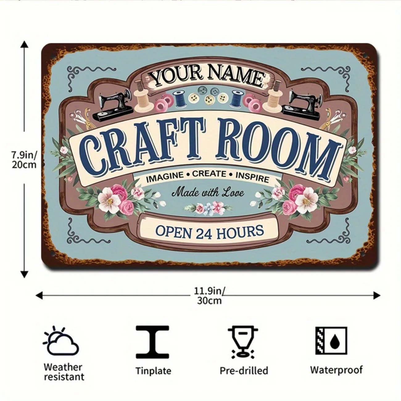 Art Craft Home - Металлическая табличка с индивидуальным дизайном для