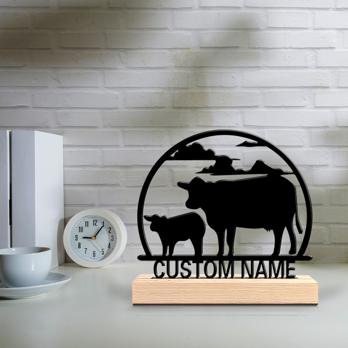 Art Craft Home - 1 шт. Модная металлическая статуэтка коровы