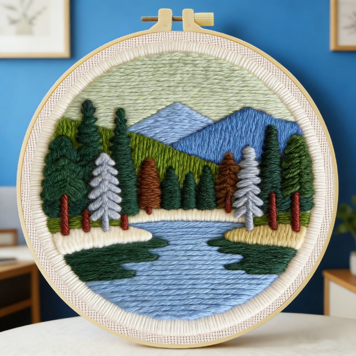 Punch Needle Kit - Набор для вышивания в технике панч-нидл