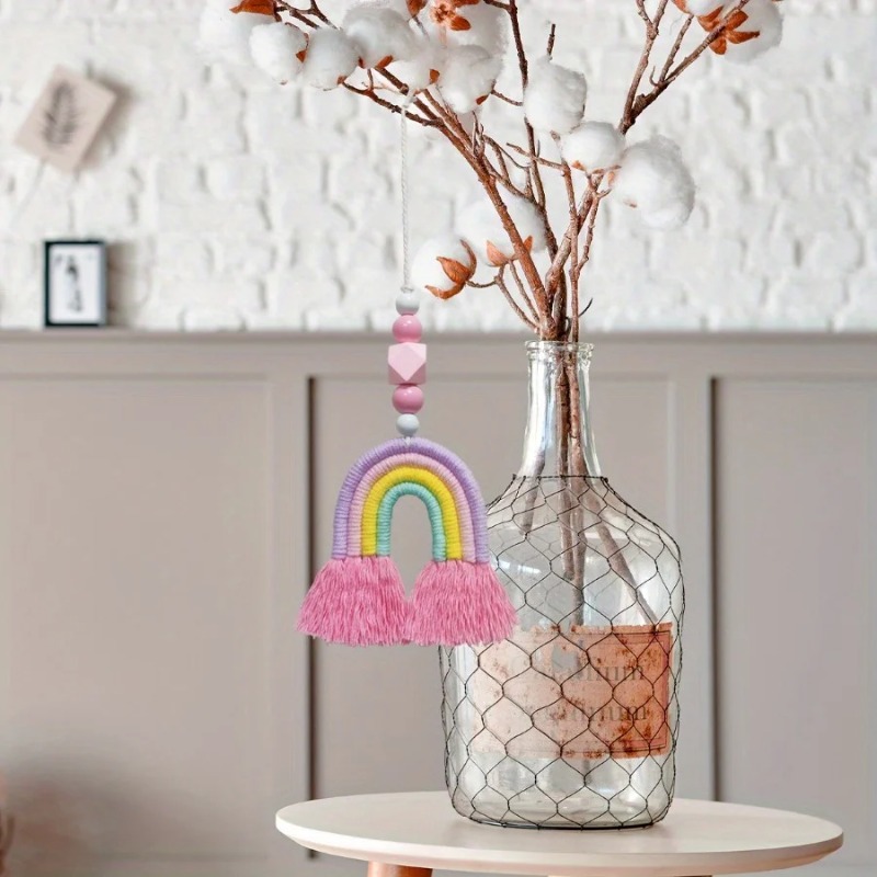 Art And Craft For Nursery - Радужные ветряные колокольчики, плетеные миниатюрные подвесные