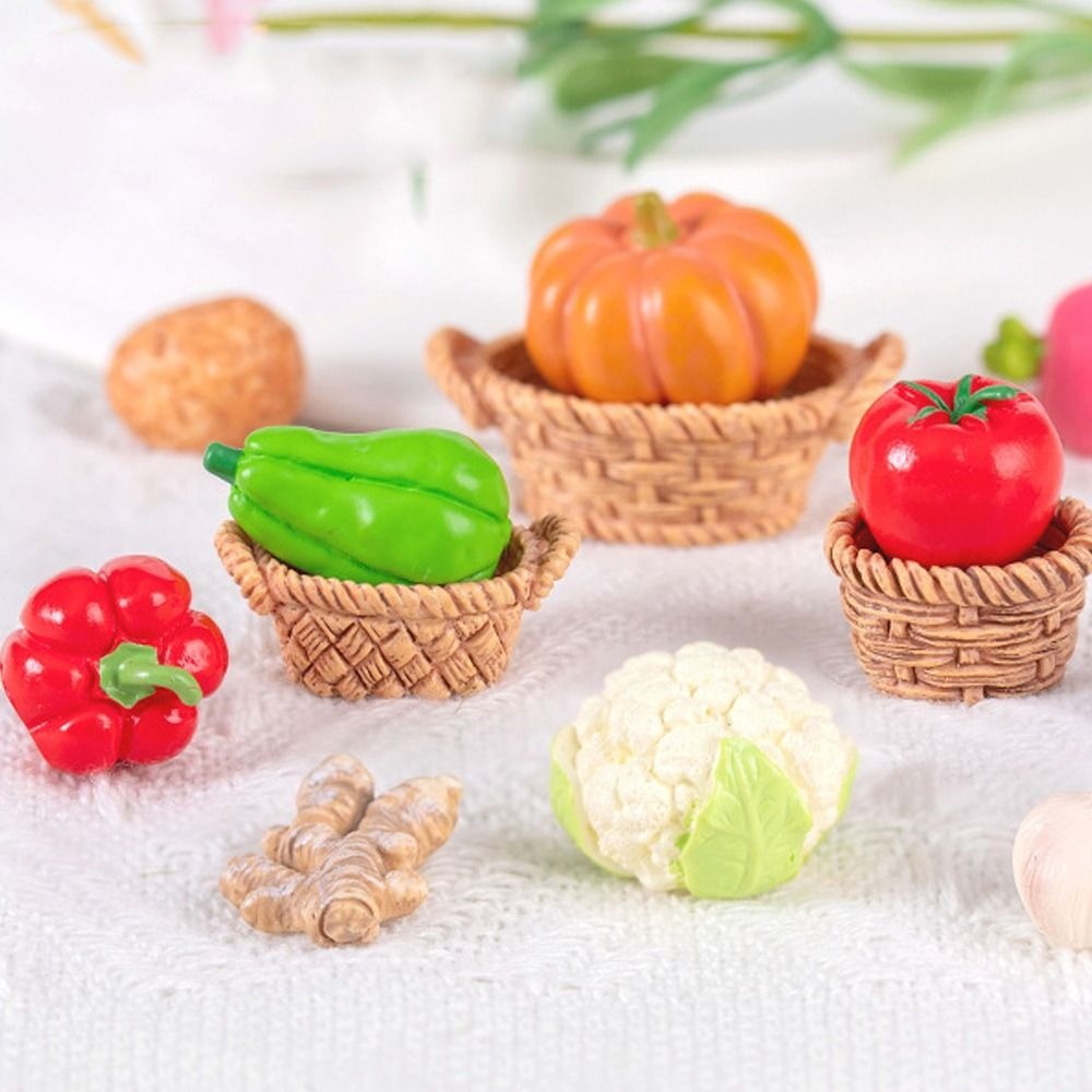 Art Craft Vegetables - Симпатичные фигурки овощей, миниатюрные полимерные изделия,