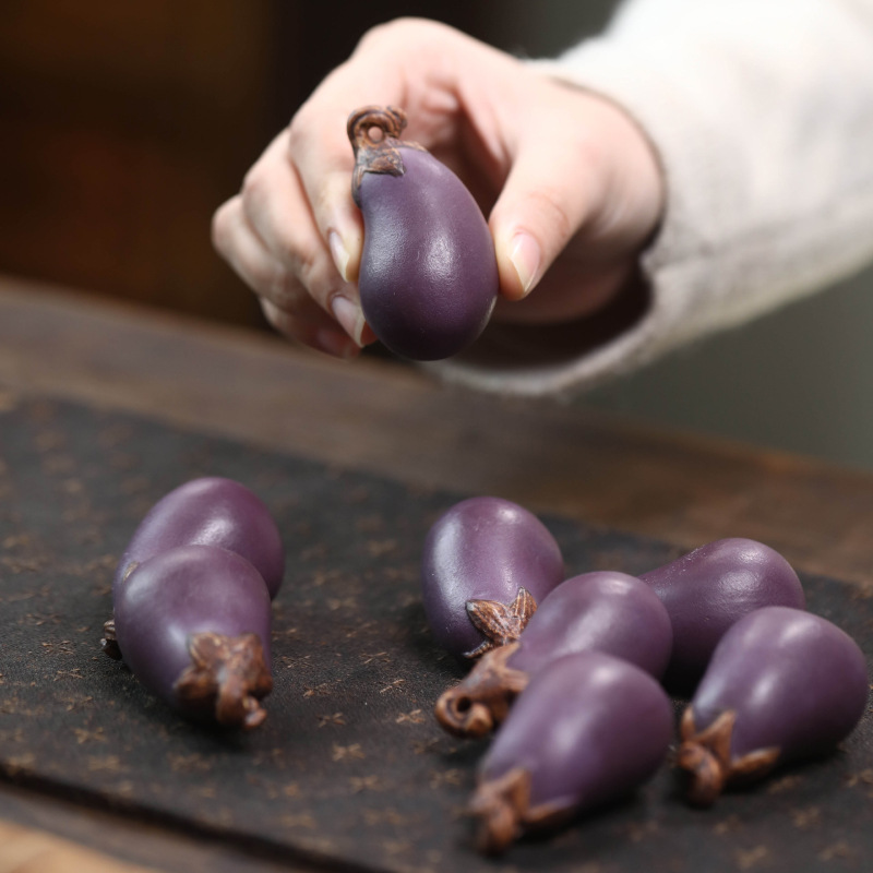 Art Craft Vegetables - Фиолетовый песок, баклажаны, чай, домашнее животное,