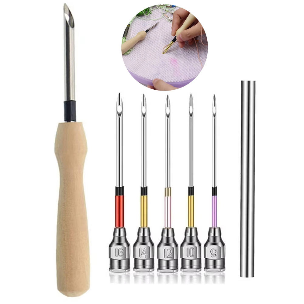 1 комплект, набор инструментов – обзор и цена Punch Needle Kit