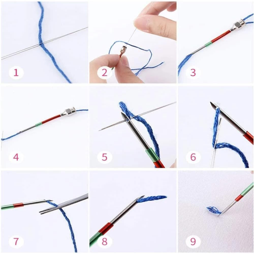 1 комплект, набор инструментов – обзор и цена Punch Needle Kit