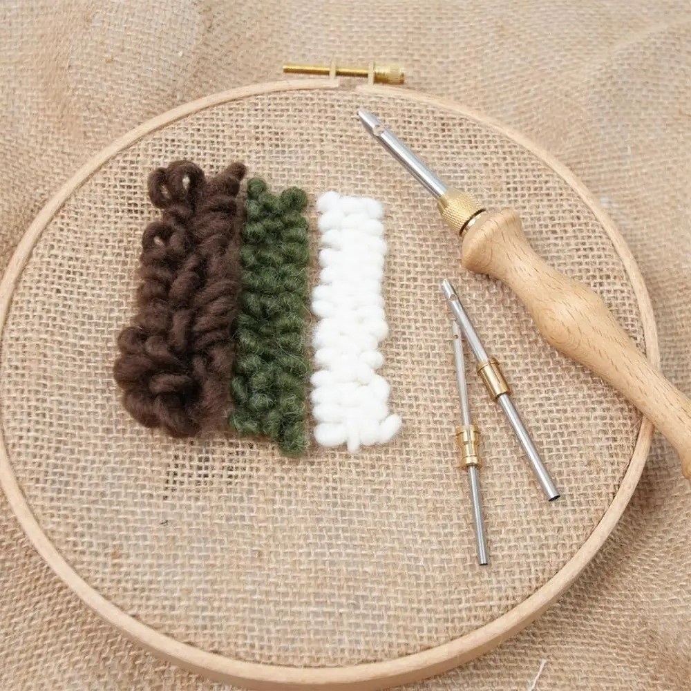 Набор для вышивания пунш-нидл  – обзор и цена Punch Needle Kit