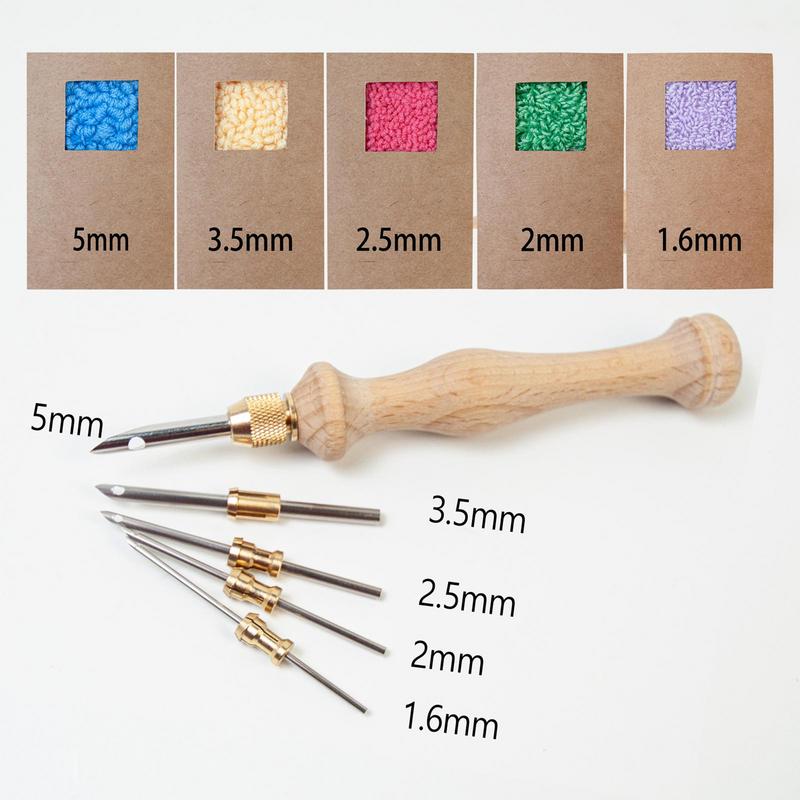 Набор ручек для вышивки, игла, – обзор и цена Punch Needle Kit