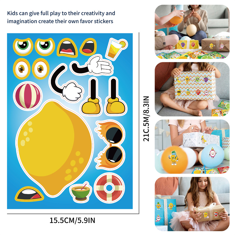 6-24 листов, наклейки с фрукта – обзор и цена Art Craft For Toddlers