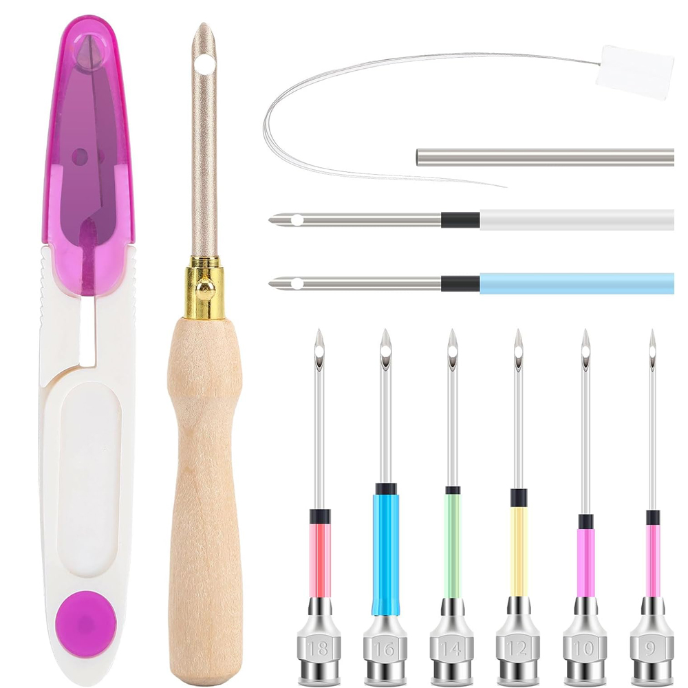 13 шт., набор игл для вышивани – обзор и цена Punch Needle Kit