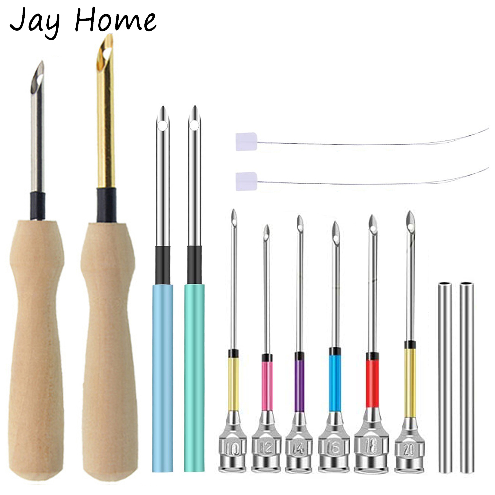 Игла для вышивания, инструмент – обзор и цена Punch Needle Kit